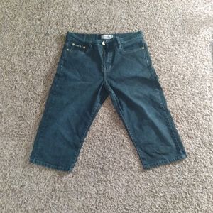 Capri Length Jeans Shorts